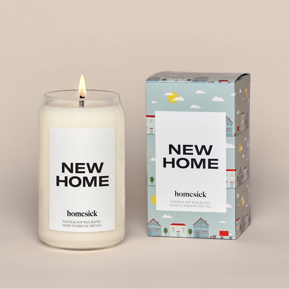 Homesick New Home Scented Candle - White